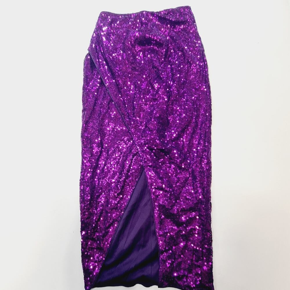 Superdown Marta Skirt in Purple XXS - Picture 2 of 10